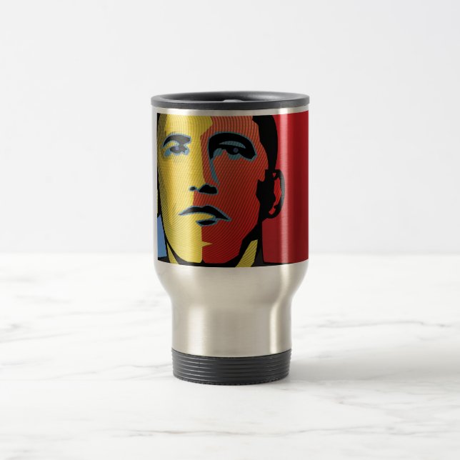 Caneca Térmica Barack Obama Super Herói (Centro)