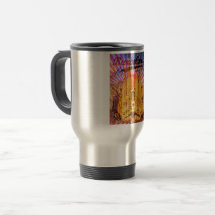 Caneca Térmica Barcelona Vintage Espanha