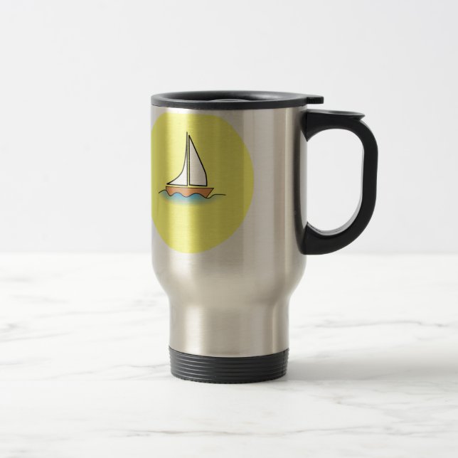 Caneca Térmica barco desportivo de pesca canavieira (Direita)