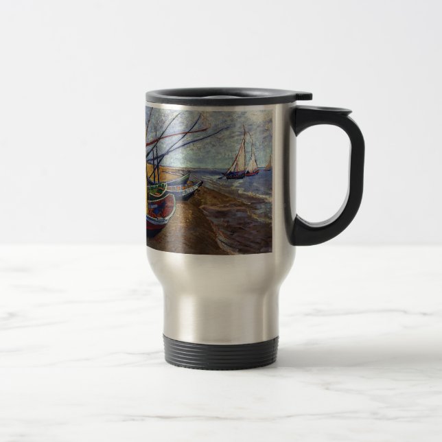 Caneca Térmica Barcos de Pesca em Praia (Direita)