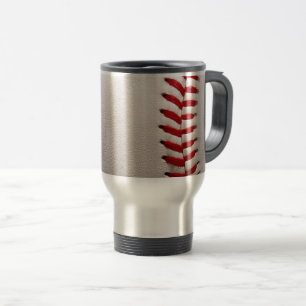 Caneca Térmica Basebol e Softbol Costura Vermelha