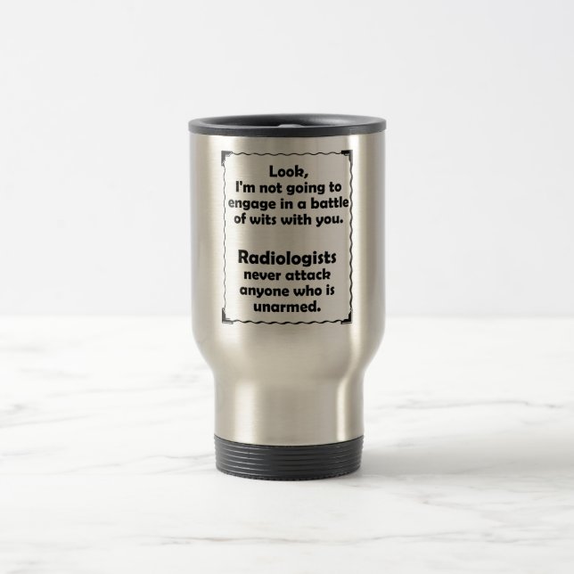 Caneca Térmica Batalha do radiologista das sagacidades (Centro)
