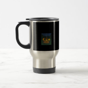 Caneca Térmica Bate-papo Entre O Gráfico Da Lua