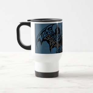 Caneca Térmica Batman Gotham City Paint Drip Graphic