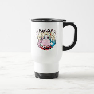 Caneca Térmica Batman   Mad Love Harley Quinn Chewing Bubble Gum
