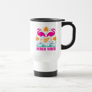Caneca Térmica Beach Vibes Pink Flamingos-19501