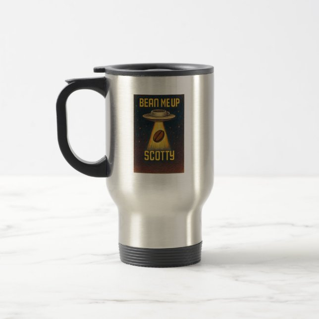 Caneca Térmica Bean Me Up Scotty Premium Thermal Tumbler (Esquerda)