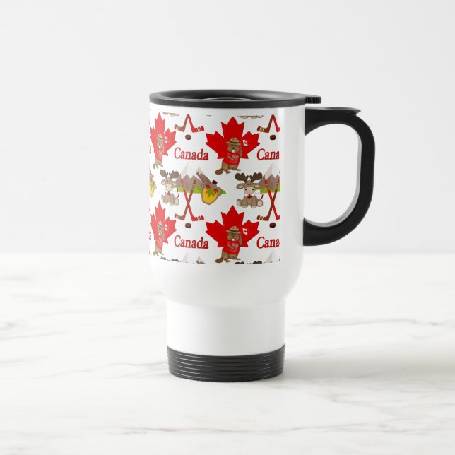 Caneca Térmica Beaver orgulhosamente canadense (Direita)
