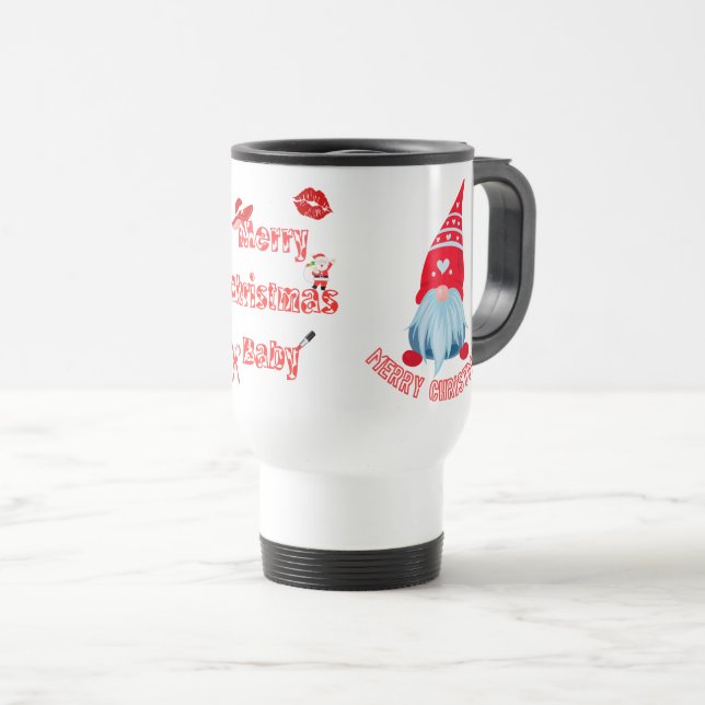 Caneca Térmica Bebê de Natal (Frente Esquerda)