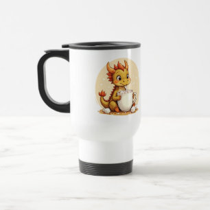Caneca Térmica Bebê Dragão Fofo Chocolate Quente Crianças Kawaii 