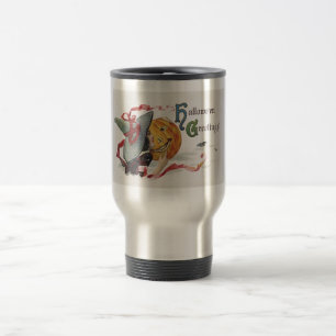 Caneca Térmica Beijo de Bruxa de Halloween: Jack o Lantern Mágico