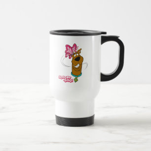 Caneca Térmica Beijos da borboleta de Scooby-Doo
