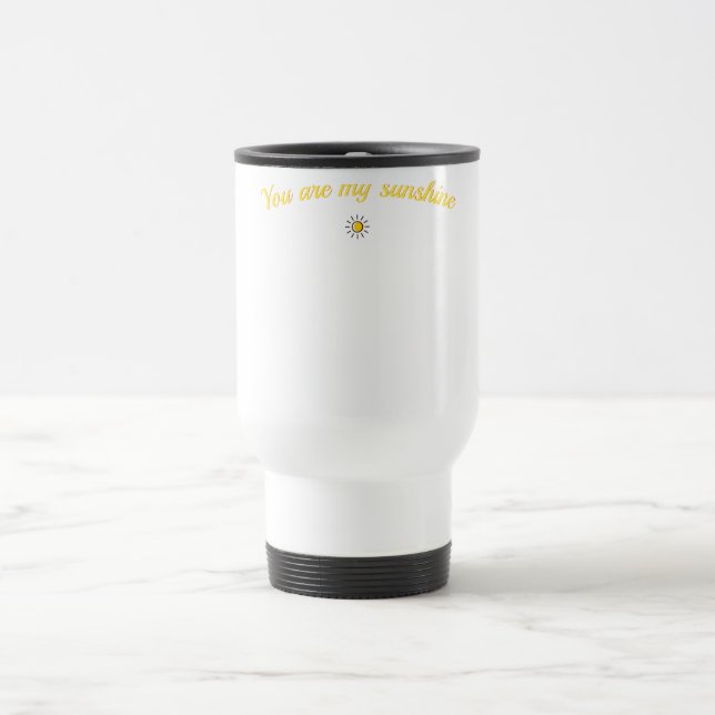 Caneca Térmica Bela camisa de sol para um excelente dia (Centro)