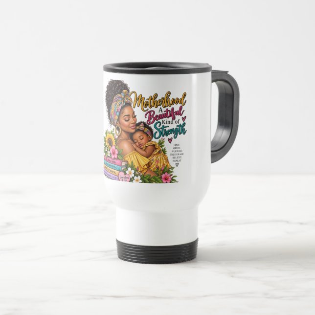 Caneca Térmica Bela & Forte (Frente Esquerda)