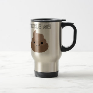 Caneca Térmica Bela Passagem Para Mim, Poop Emoji