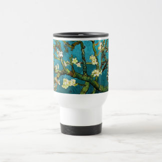 Caneca Térmica Belas artes de florescência da árvore de amêndoa