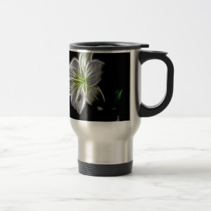 Caneca Térmica Beleza natural da flor branca