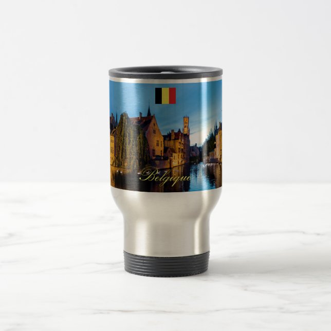 Caneca Térmica Belga Medieval Bruges - Foto Pro (Centro)