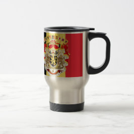 Caneca Térmica Bélgica Flag & COA