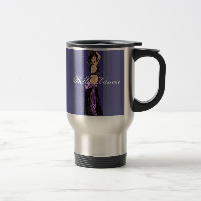 Caneca Térmica bellydancer2, dançarino de barriga (Direita)