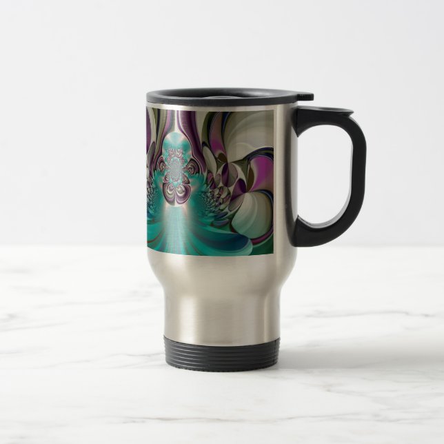 Caneca Térmica Belo Anjo Roxo e Abstrato Cia (Direita)