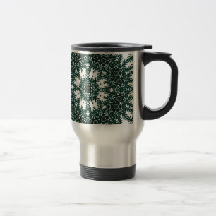 Caneca Térmica Belo caleidoscópio Floral