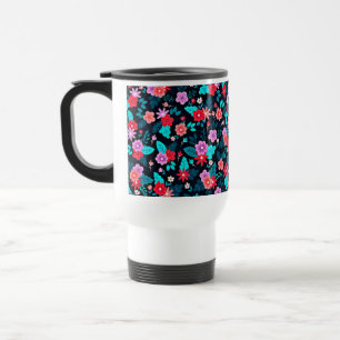 Caneca Térmica Belo Esquema Ditsy Floral Padrão-56576