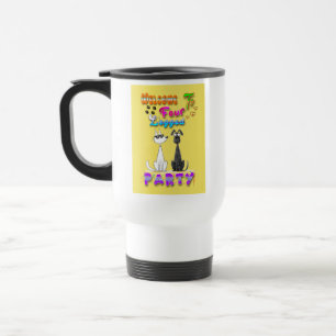 Caneca Térmica Bem-Vindo A Quatro Festas De Perna