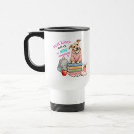 Caneca Térmica Bem-vindo às Aventuras Escolares de Lina!