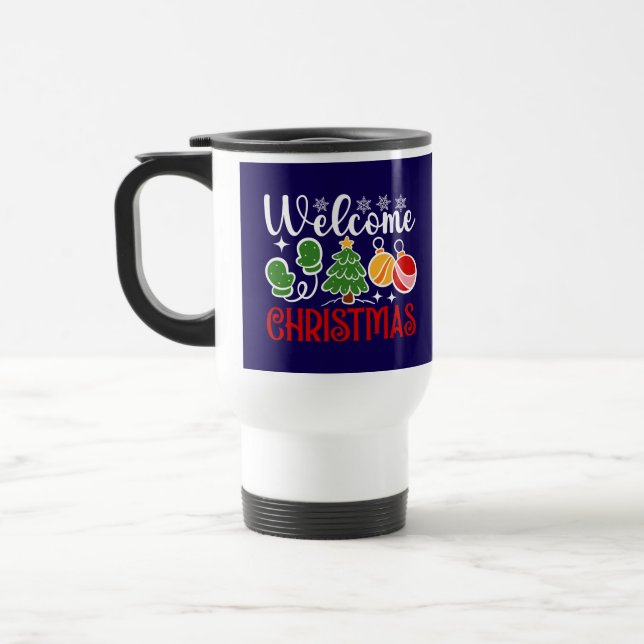 Caneca Térmica Bem-vindo Natal (Esquerda)