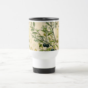 Caneca Térmica Berry Impressão Botânico Antiquado Blackthorn