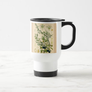 Caneca Térmica Berry Impressão Botânico Antiquado Blackthorn
