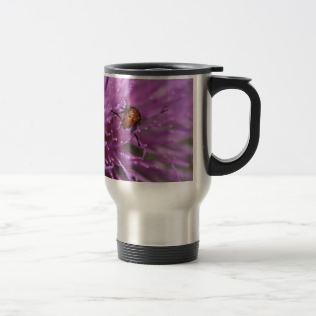 Caneca Térmica Besouro em um cardo de leite (Direita)
