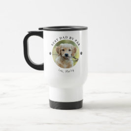 Caneca Térmica Best Dad By Par Custom Dog Photo