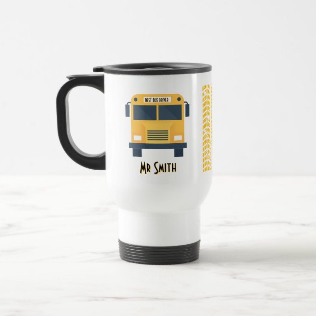 Caneca Térmica Best School Bus Driver Travel Mug (Esquerda)