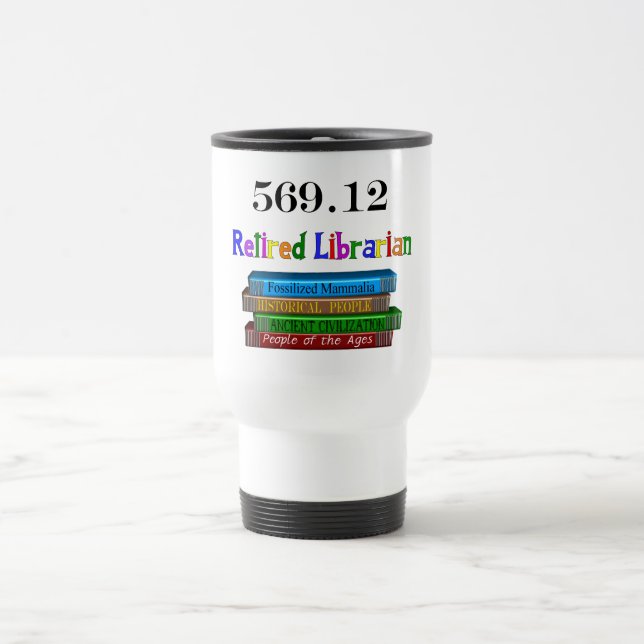 Caneca Térmica Bibliotecário aposentado 569,0 (sistema decimal de (Centro)