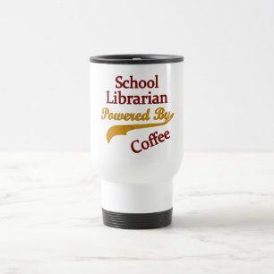 Caneca Térmica Bibliotecário de escola psto pelo café