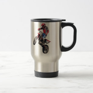 Caneca Térmica Bicicleta de terra vermelha