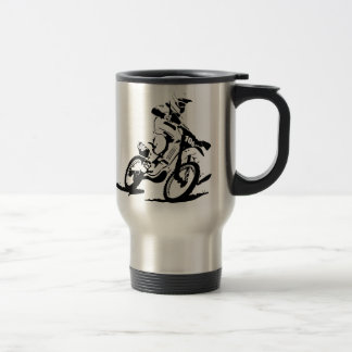 Caneca Térmica Bicicleta e cavaleiro simples de Motorcross