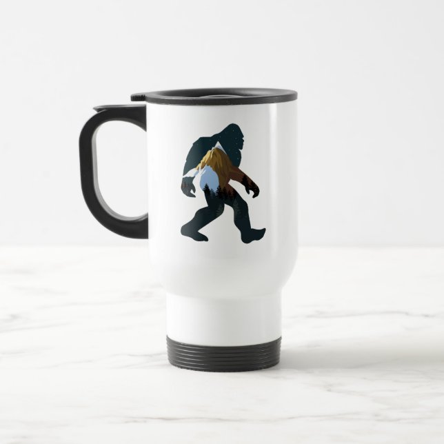 Caneca Térmica Bigfoot da Floresta Noturna (Esquerda)