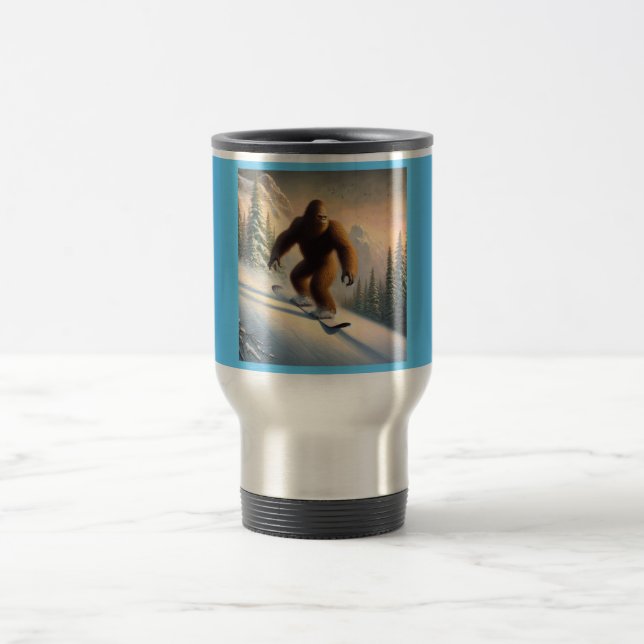 Caneca Térmica Bigfoot Snowboard (Centro)