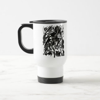 Caneca Térmica Birth of the Wolves Retro Art Travel Mug