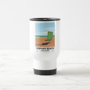Caneca Térmica Bispham Beach Lancashire poster