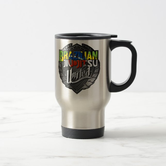 Caneca Térmica BJJ - Brasil Jiu Jitsu United (Direita)