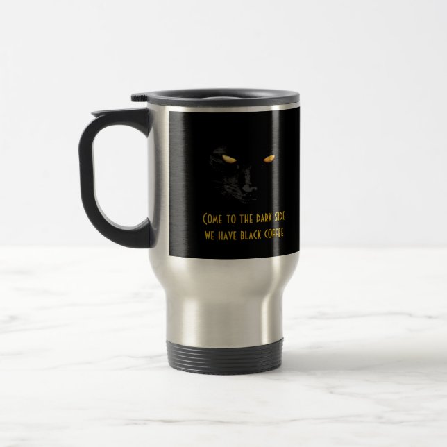 Caneca Térmica Black Cat legal personalizável (Esquerda)