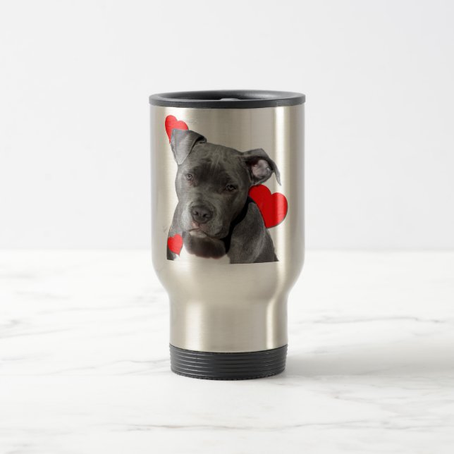 Caneca Térmica Black Pit Bull Staffordshire (Centro)