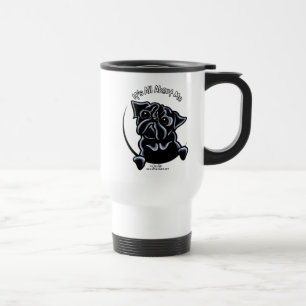 Caneca Térmica Black Pug É Tudo Sobre Mim