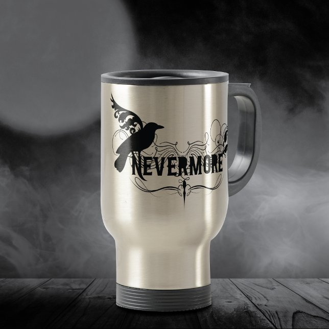 Caneca Térmica Black Raven Nunca Mais (Criador carregado)