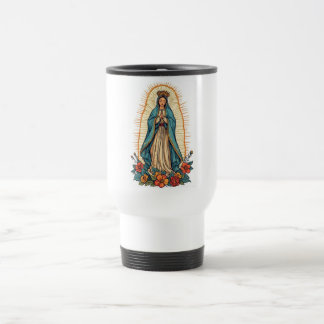 Caneca Térmica Blessed Virgin of Guadalupe Travel Mug