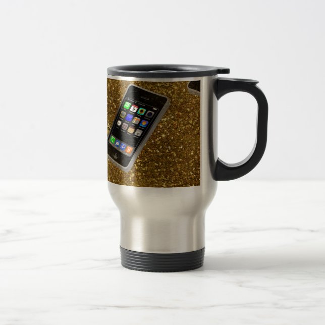 Caneca Térmica bling de celular (Direita)
